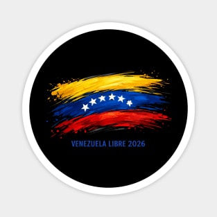Venezuela Libre 2026 Venezuelan Patriot Magnet